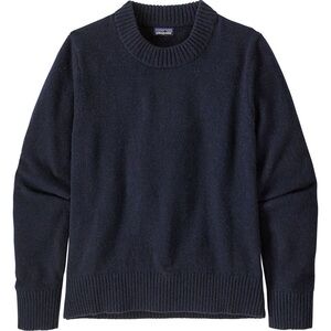 NWT Patagonia Women’s Recycled Wool Sweater, Navy Blue, Crewneck Sweater, Large